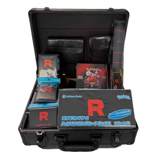 MALETIN COMPLETO POKEMON SV10 THE GLORY OF THE TEAM ROCKET (JAPONÉS) BRIEFCASE