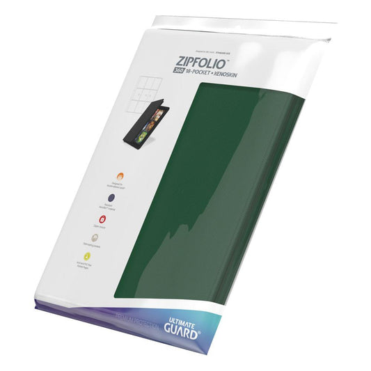 Album cartas TCG Ultimate Guard Zipfolio 360 - 18-Pocket XenoSkin Verde