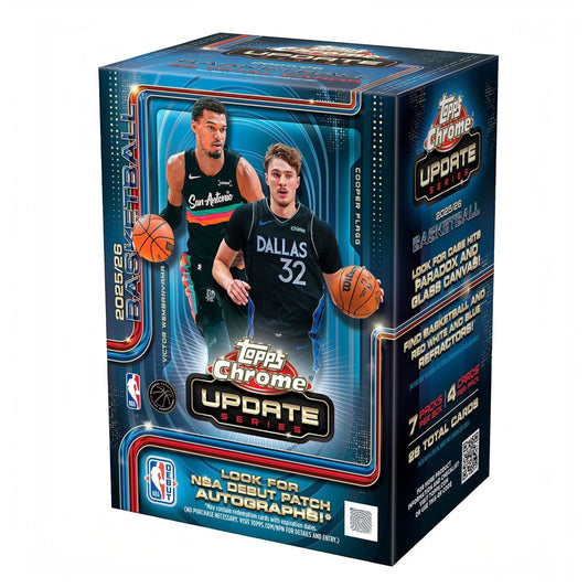 NBA BASKETBALL UPDATE SERIES VALUE BOX 2025/26 TOPPS CHROME