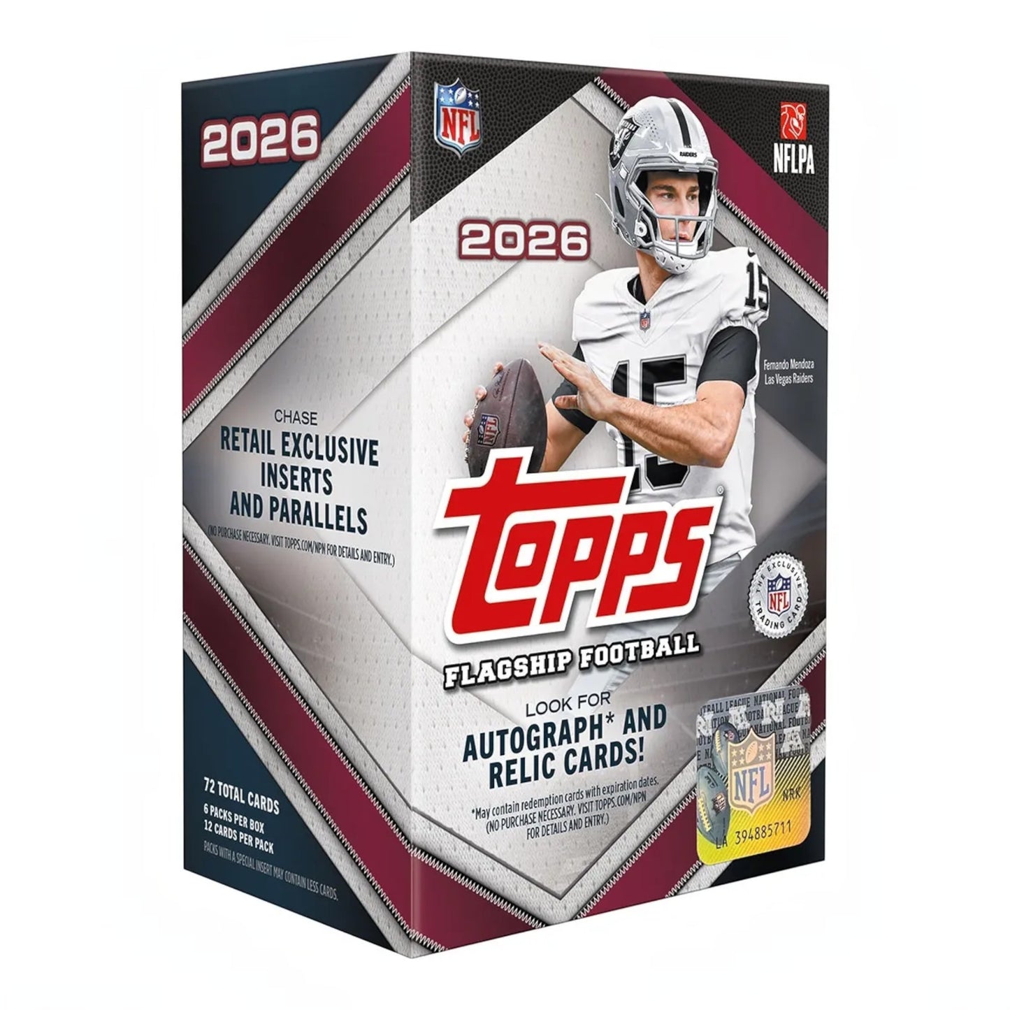NFL FLAGSHIP FOOTBALL VALUE BOX 2026 TOPPS
