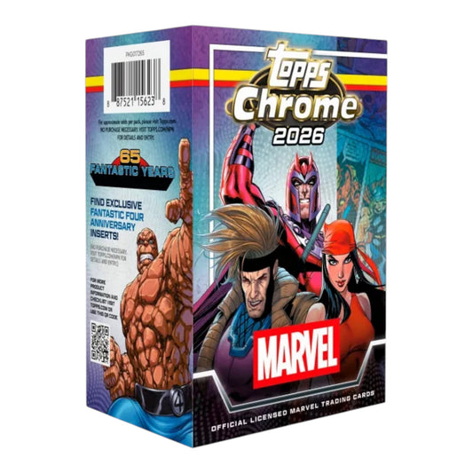 MARVEL COMICS VALUE BOX 2026 TOPPS CHROME