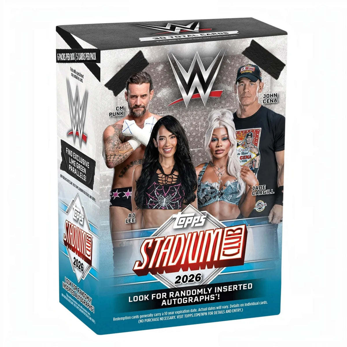 WWE 2026 VALUE BOX - TOPPS STADIUM CLUB