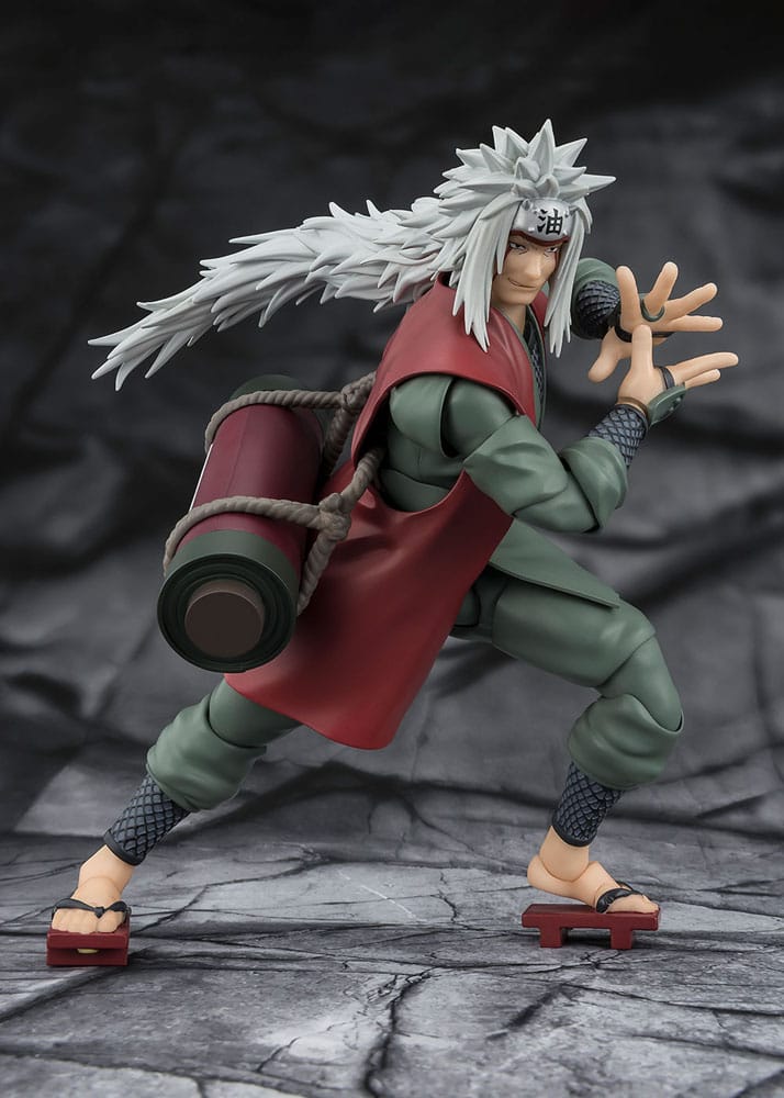 FIGURA JIRAIYA HIDDEN LEAF HEROIC MASTER SAGE MODE TAMASHII NATIONS - BANDAI SH FIGUARTS