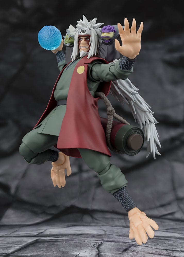 FIGURA JIRAIYA HIDDEN LEAF HEROIC MASTER SAGE MODE TAMASHII NATIONS - BANDAI SH FIGUARTS
