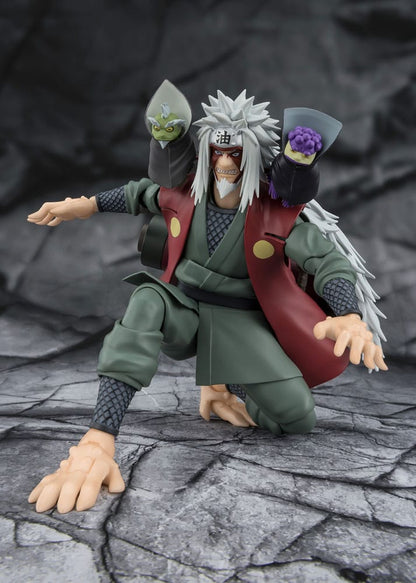 FIGURA JIRAIYA HIDDEN LEAF HEROIC MASTER SAGE MODE TAMASHII NATIONS - BANDAI SH FIGUARTS