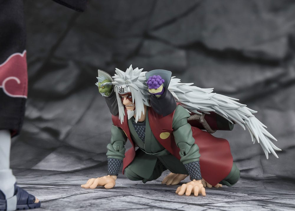 FIGURA JIRAIYA HIDDEN LEAF HEROIC MASTER SAGE MODE TAMASHII NATIONS - BANDAI SH FIGUARTS