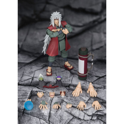 FIGURA JIRAIYA HIDDEN LEAF HEROIC MASTER SAGE MODE TAMASHII NATIONS - BANDAI SH FIGUARTS