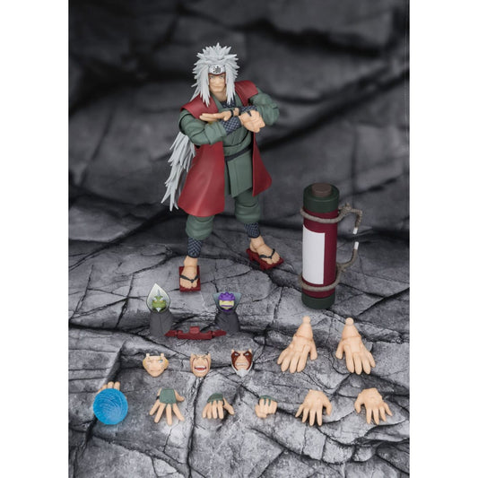 FIGURA JIRAIYA HIDDEN LEAF HEROIC MASTER SAGE MODE TAMASHII NATIONS - BANDAI SH FIGUARTS