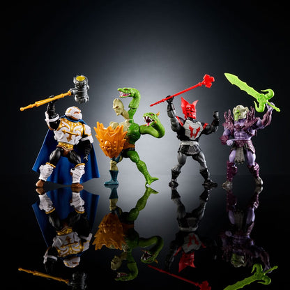 4 PACK BATTLE FOR ETERNIA MASTERS OF THE UNIVERSE ORIGINS - MATTEL