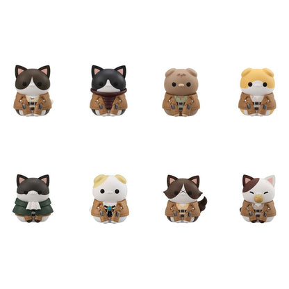 BLIND BOX MEGA CAT PROJECT ATTACK ON TITAN - TINYAN Gathering Scout Regiment danyan! (3CM)