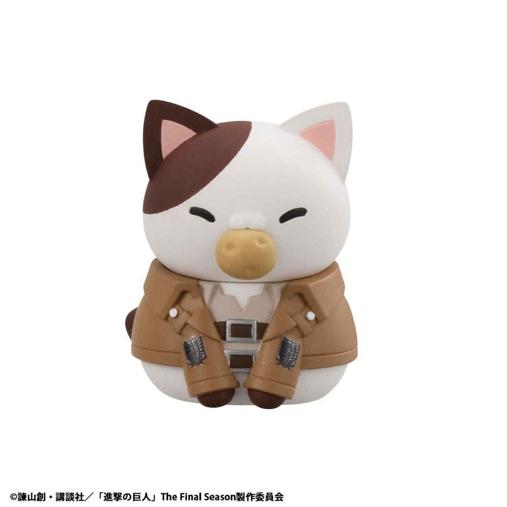 BLIND BOX MEGA CAT PROJECT ATTACK ON TITAN - TINYAN Gathering Scout Regiment danyan! (3CM)