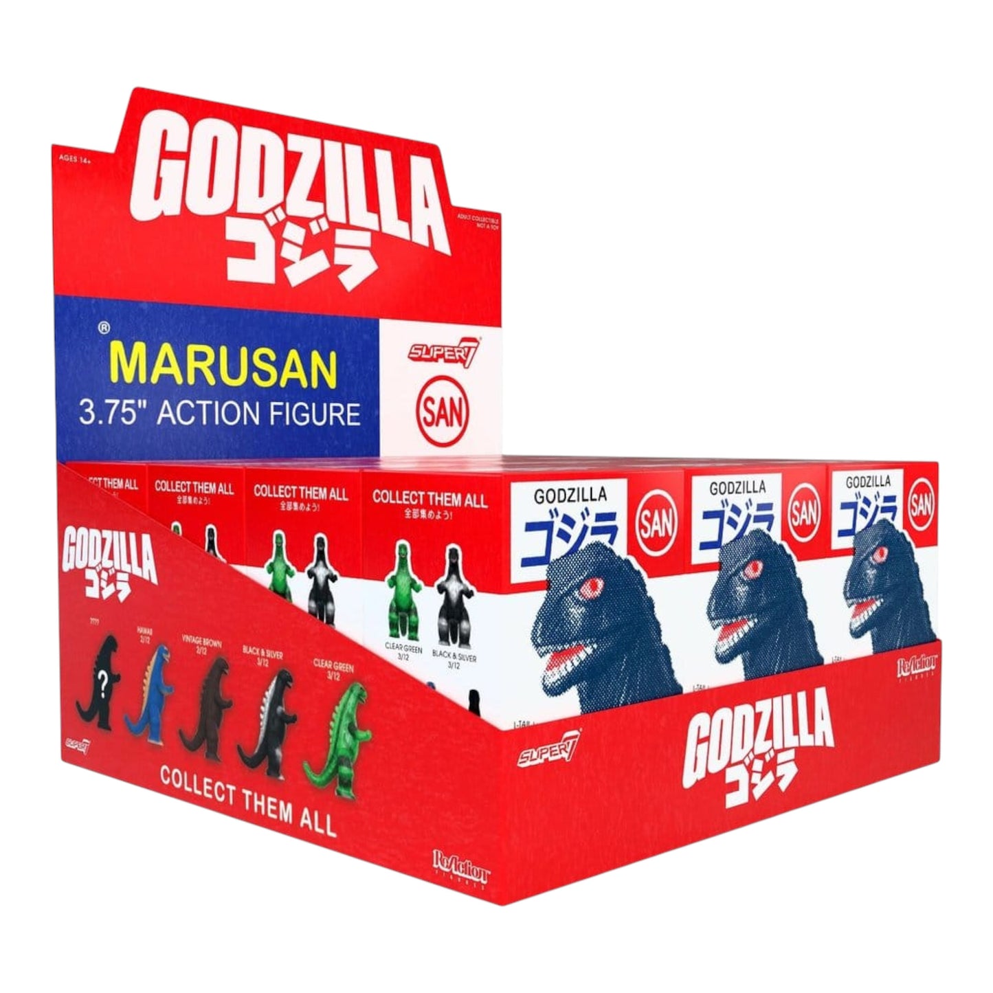 BLIND BOX GODZILLA TOHO MARUSAN X SUPER7 - WAVE 6