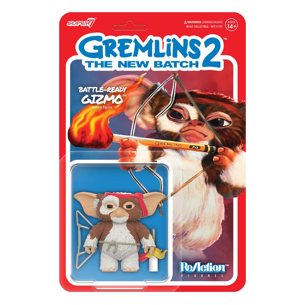 FIGURA GIZMO (BATTLE READY) GREMLINS 2 WAVE 2 - REACTION SUPER7