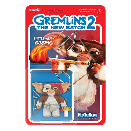 FIGURA GIZMO (BATTLE READY) GREMLINS 2 WAVE 2 - REACTION SUPER7