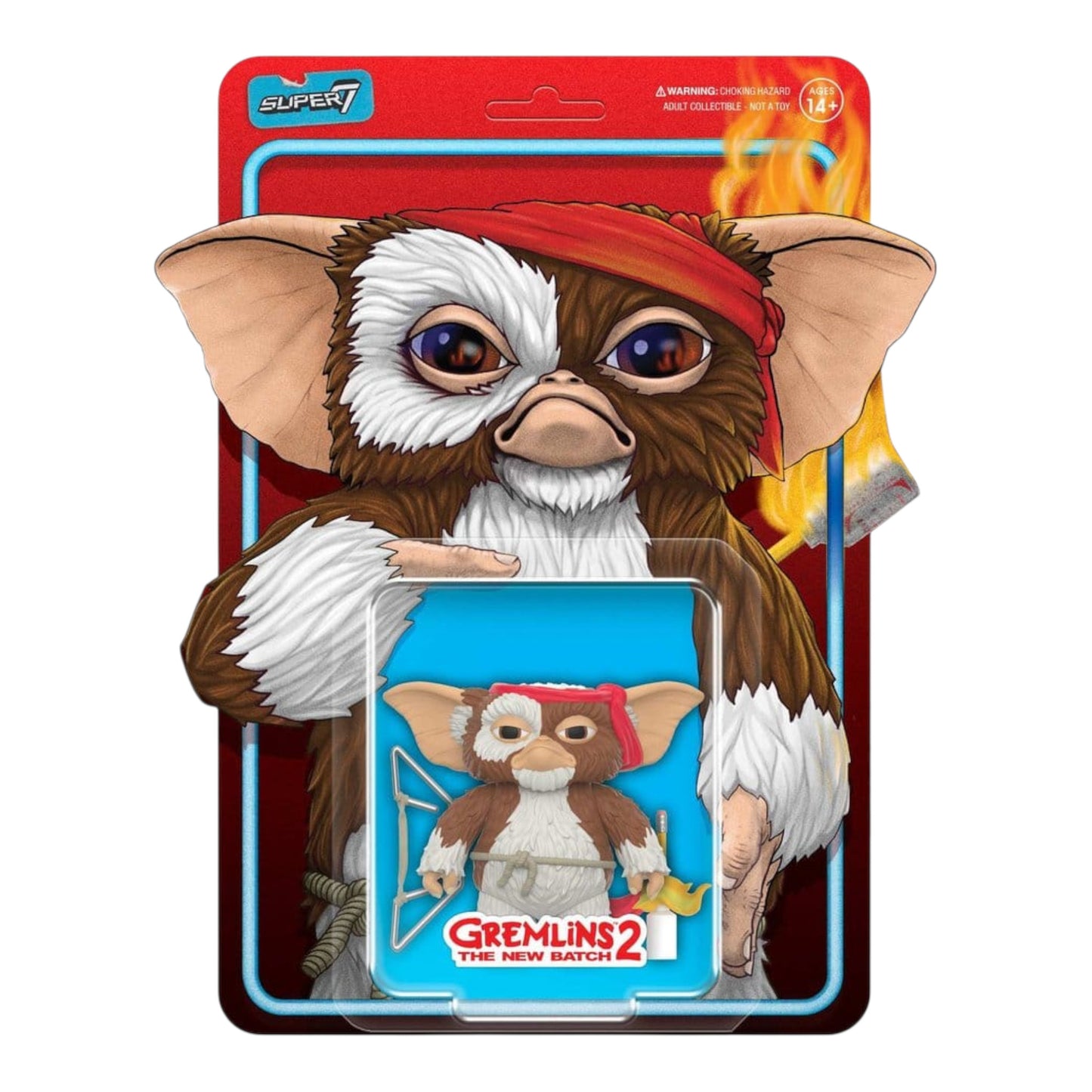 FIGURA GIZMO GREMLINS 2 (BATTLE READY CHARACTER CARD) - SUPER7
