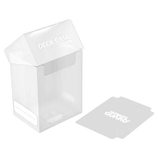 DECK CASE 80+ CAJA DE CARTAS TAMAÑO ESTANDAR TRANSPARENTE - ULTIMATE GUARD