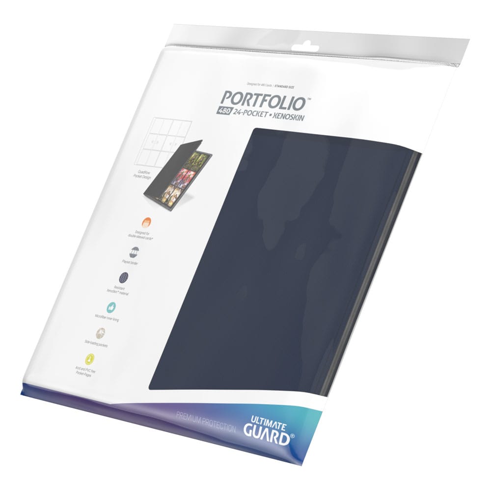 Album cartas TCG Ultimate Guard Portfolio 480 - 24-Pocket XenoSkin (Quadrow) - Azul