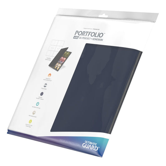 Album cartas TCG Ultimate Guard Portfolio 480 - 24-Pocket XenoSkin (Quadrow) - Azul
