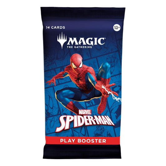 PLAY BOOSTER SPIDERMAN MAGIC THE GATHERING - SOBRE EN INGLÉS