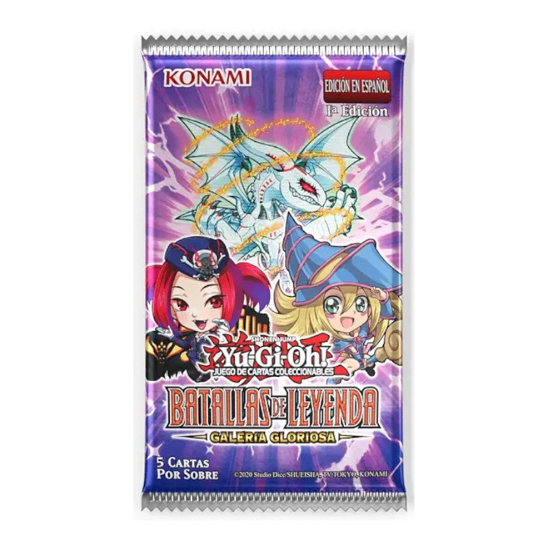 CAJA BATALLAS DE LEYENDA GALERÍA GLORIOSA 1ª EDICIÓN YU-GI-OH! (ESPAÑOL)