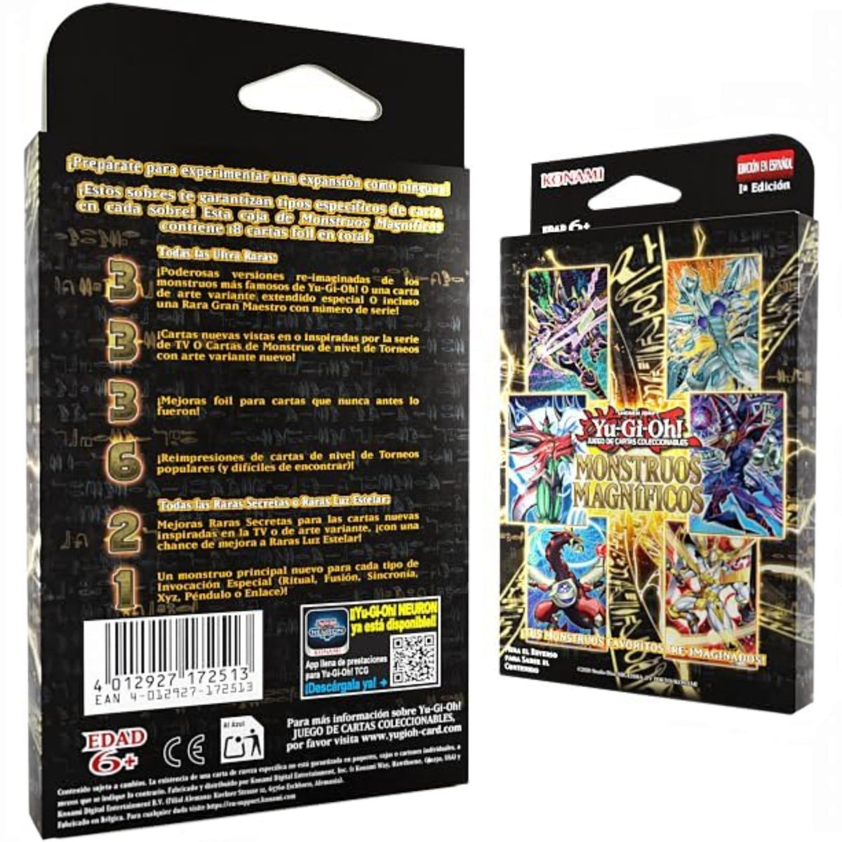 CAJA MONSTRUOS MAGNIFICOS 1ª EDICIÓN YU-GI-OH! (ESPAÑOL)